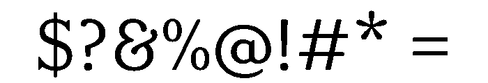 FAIRESprig Light Instance Font OTHER CHARS