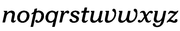 FAIRESprig MediumItalic Instance Font LOWERCASE