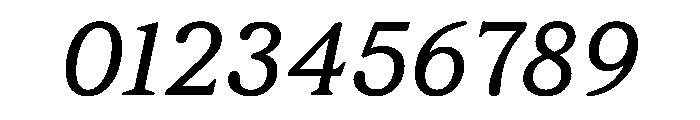 FAIRESprig RegularItalic Instance Font OTHER CHARS