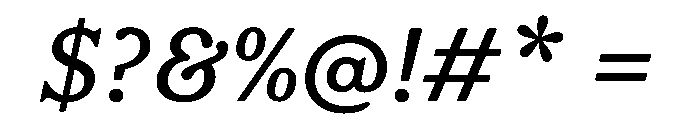 FAIRESprig RegularItalic Instance Font OTHER CHARS
