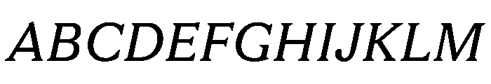 FAIRESprig RegularItalic Instance Font UPPERCASE