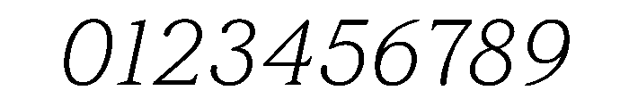 FAIRESprig ThinItalic Instance Font OTHER CHARS