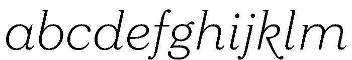 FAIRESprig ThinItalic Instance FONT