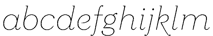 FAIRESprigItalic HairlineItalic Instance FONT