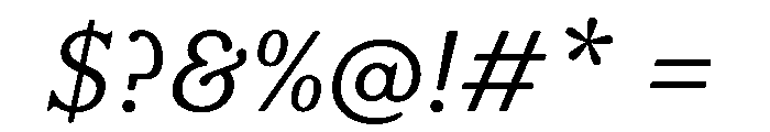 FAIRESprigItalic LightItalic Instance Font OTHER CHARS