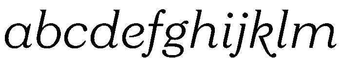 FAIRESprigItalic LightItalic Instance FONT