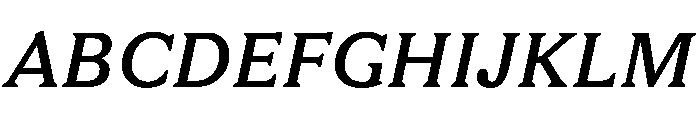 FAIRESprigItalic MediumItalic Instance Font UPPERCASE
