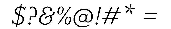 FAIRESprigItalic ThinItalic Instance Font OTHER CHARS