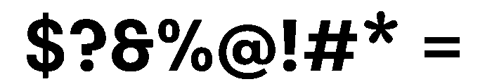 FAIRESprigSans Bold Instance Font OTHER CHARS