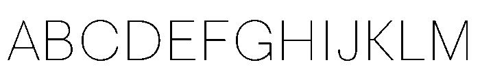 FAIRESprigSans Hairline Instance 8e4e1c86 Font UPPERCASE