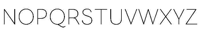 FAIRESprigSans Hairline Instance 8e4e1c86 Font UPPERCASE