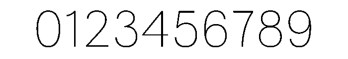 FAIRESprigSans Hairline Instance Font OTHER CHARS