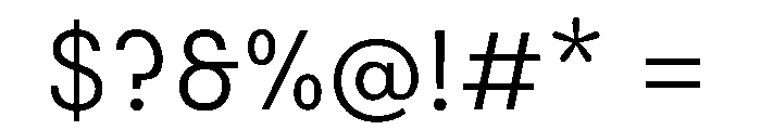 FAIRESprigSans Light Instance Font OTHER CHARS