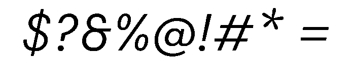 FAIRESprigSans LightItalic Instance 3b86c898 Font OTHER CHARS