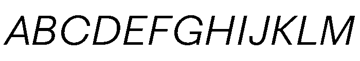 FAIRESprigSans LightItalic Instance 3b86c898 Font UPPERCASE