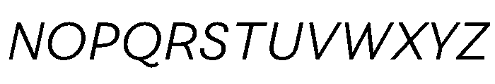 FAIRESprigSans LightItalic Instance 3b86c898 Font UPPERCASE