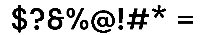 FAIRESprigSans Medium Instance Font OTHER CHARS