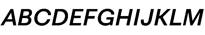 FAIRESprigSans MediumItalic Instance 2ead7c12 Font UPPERCASE