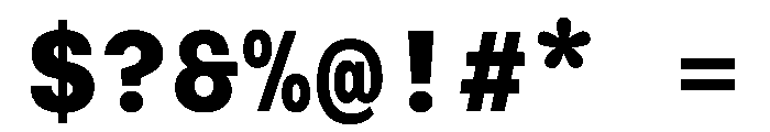 FAIRESprigSansMono Black Instance Font OTHER CHARS