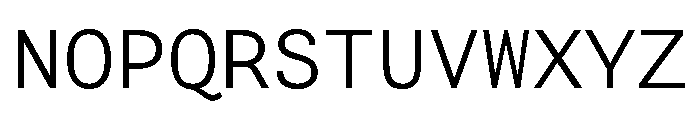 FAIRESprigSansMono Light Instance Font UPPERCASE