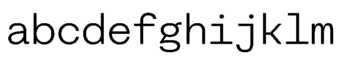 FAIRESprigSansMono Light Instance FONT