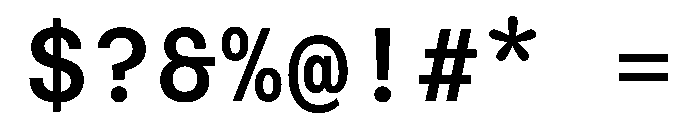 FAIRESprigSansMono Medium Instance Font OTHER CHARS