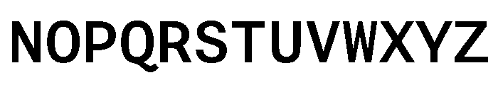 FAIRESprigSansMono Medium Instance Font UPPERCASE