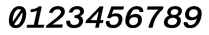 FAIRESprigSansMono MediumItalic Instance Font OTHER CHARS