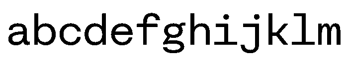FAIRESprigSansMono Regular Instance FONT