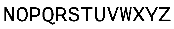 FAIRESprigSansMono Regular Font UPPERCASE