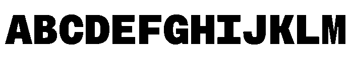 FAIRESprigSansMono Super Instance Font UPPERCASE