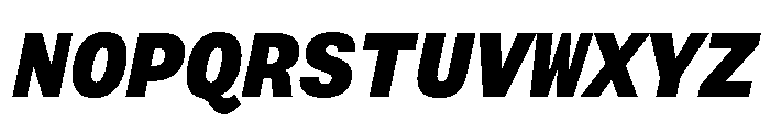 FAIRESprigSansMono SuperItalic Instance Font UPPERCASE