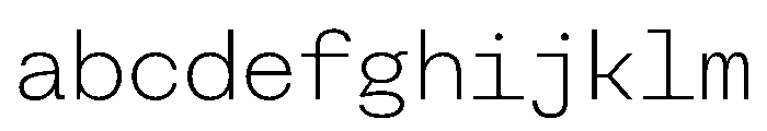 FAIRESprigSansMono Thin Instance FONT