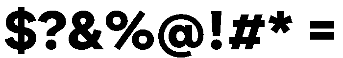 FactorA Black B9c0502c Font OTHER CHARS