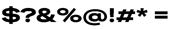FactorA Black100 Font OTHER CHARS