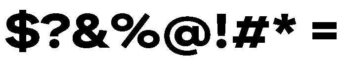 FactorA Black35 Font OTHER CHARS