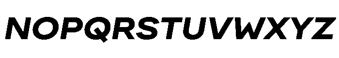 FactorA Black35Italic Font UPPERCASE