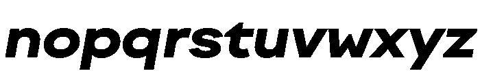 FactorA Black35Italic Font LOWERCASE
