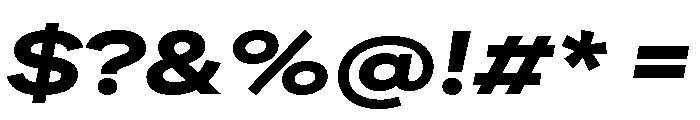 FactorA Black65Italic Font OTHER CHARS