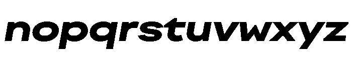 FactorA Black65Italic Font LOWERCASE