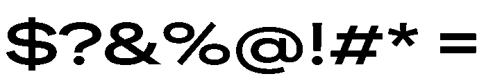 FactorA Bold100 Font OTHER CHARS
