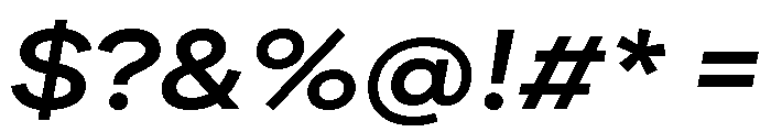 FactorA Bold35Italic Font OTHER CHARS