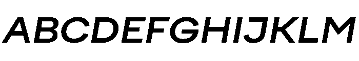 FactorA Bold35Italic Font UPPERCASE