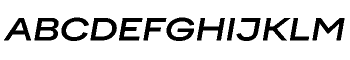 FactorA Bold65Italic Font UPPERCASE