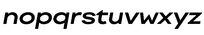 FactorA Bold65Italic Font LOWERCASE