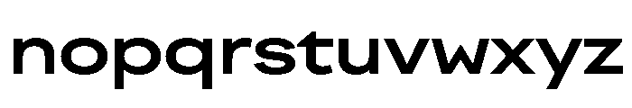 FactorA Bold65 Font LOWERCASE