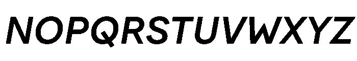 FactorA BoldItalic Font UPPERCASE