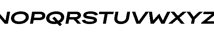 FactorA Extrabold100Italic Font UPPERCASE