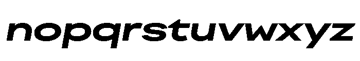 FactorA Extrabold100Italic Font LOWERCASE