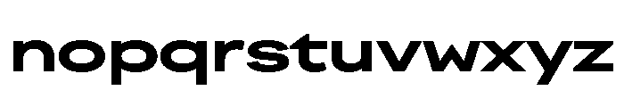 FactorA Extrabold100 Font LOWERCASE